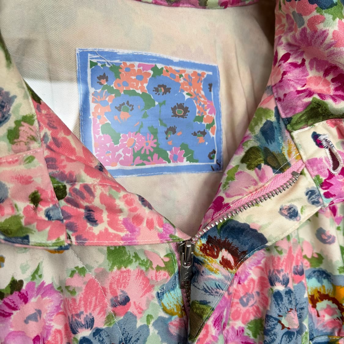 80s 이세이미야케 오버핏 패턴 후드 자켓 상품이미지3