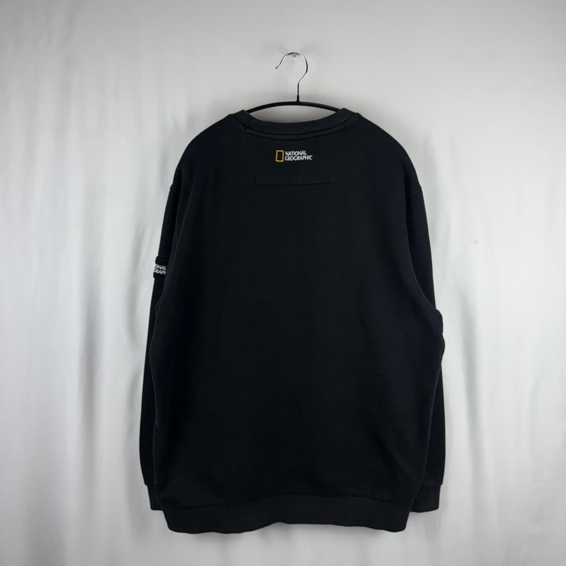 2XL) 내셔널지오그래픽 와펜 맨투맨 블랙 상품이미지6