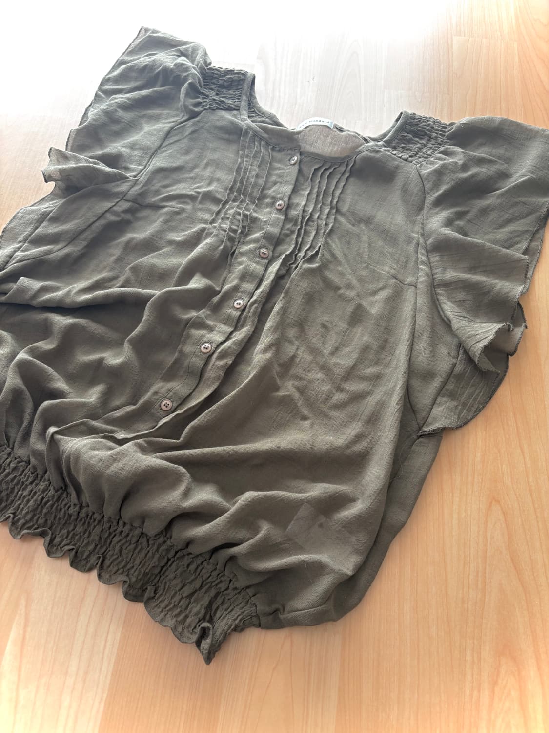 “말차아기천사강림” 녹차좋아하는너드 모리블라우스 청순y2k중티걸들모여! 상품이미지1