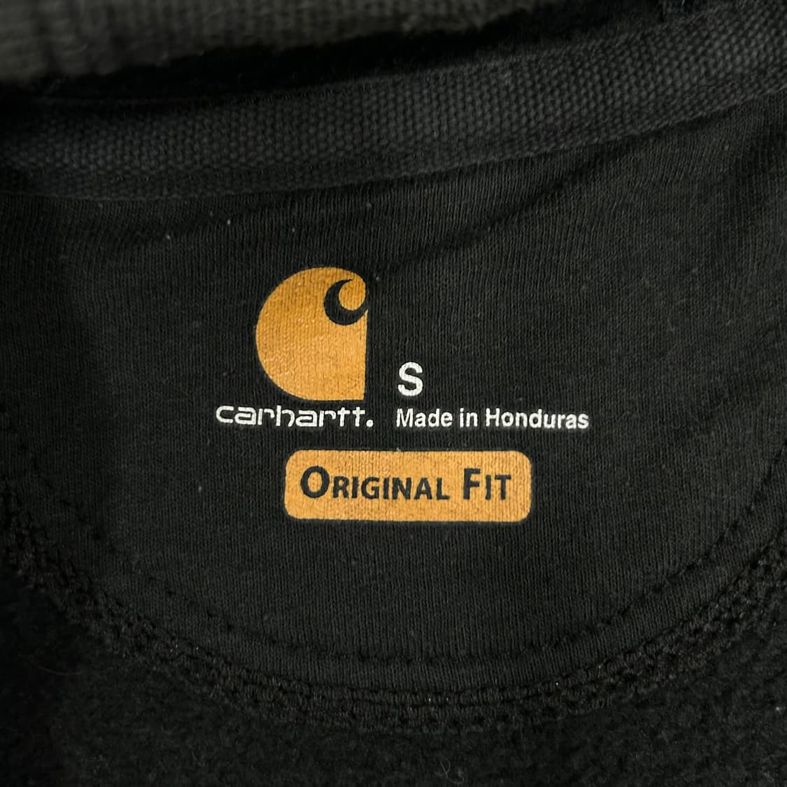 Carhartt 칼하트 오리지널핏 블랙 후드집업 상품이미지5