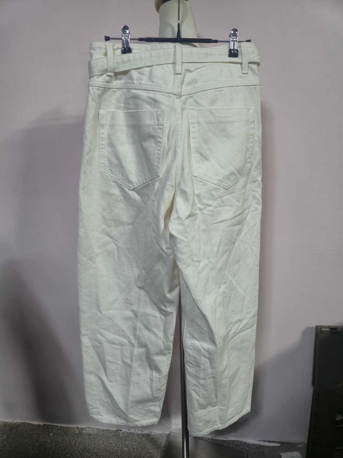 NOUN 화이트 와이드 팬츠 상품이미지2