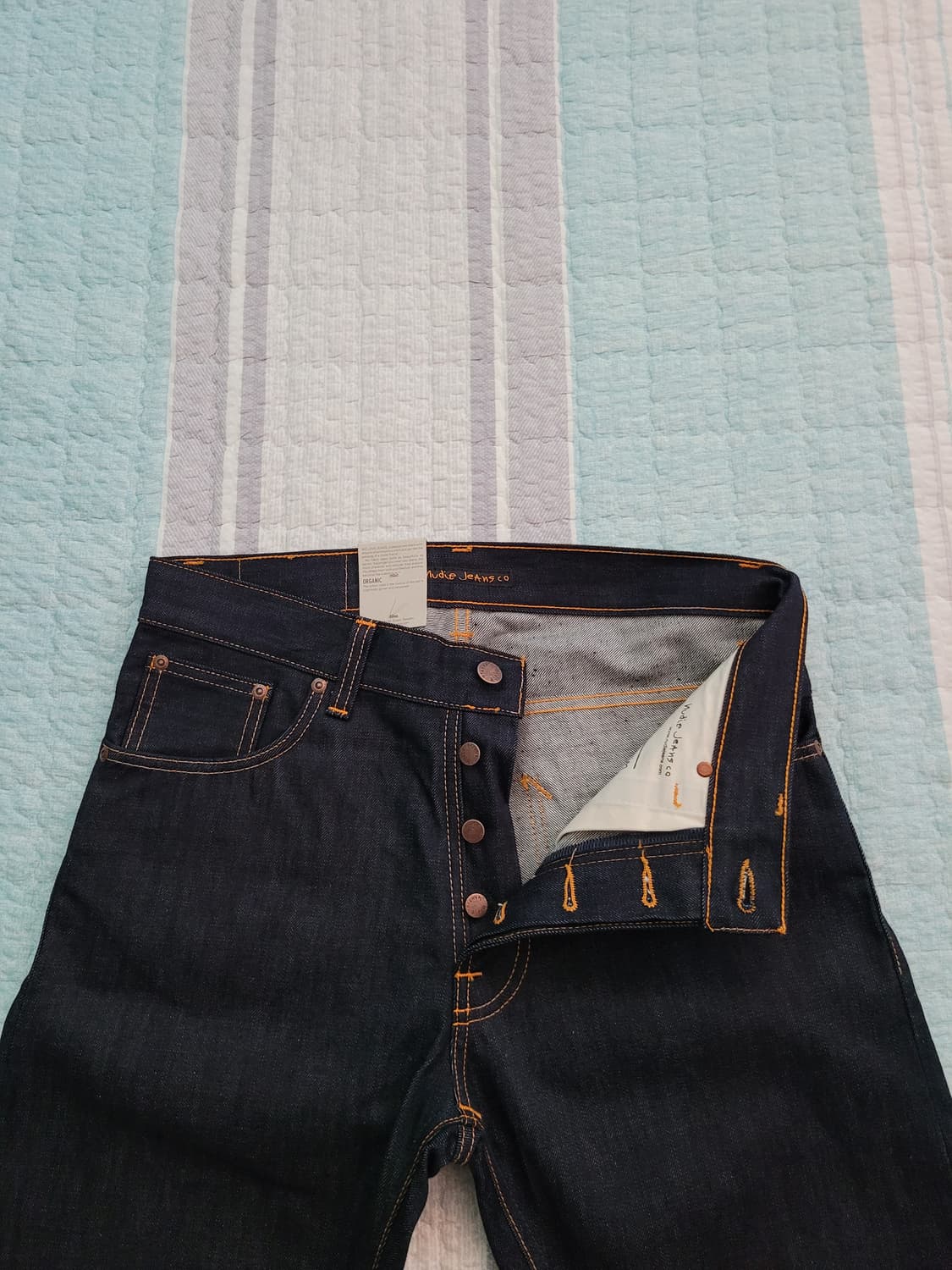 누디진 Nudie jean 피어리스프레디 드라이링 루즈테이퍼드 리지드진 상품이미지2