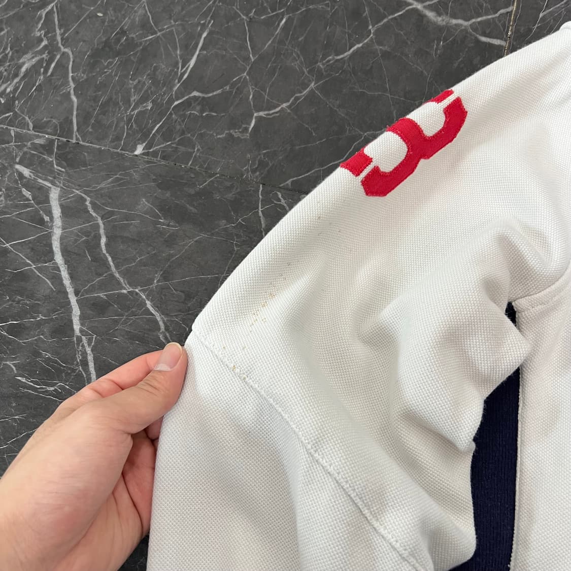 폴로랄프로렌 USA 코튼 레이싱 집업 자켓 화이트 상품이미지8