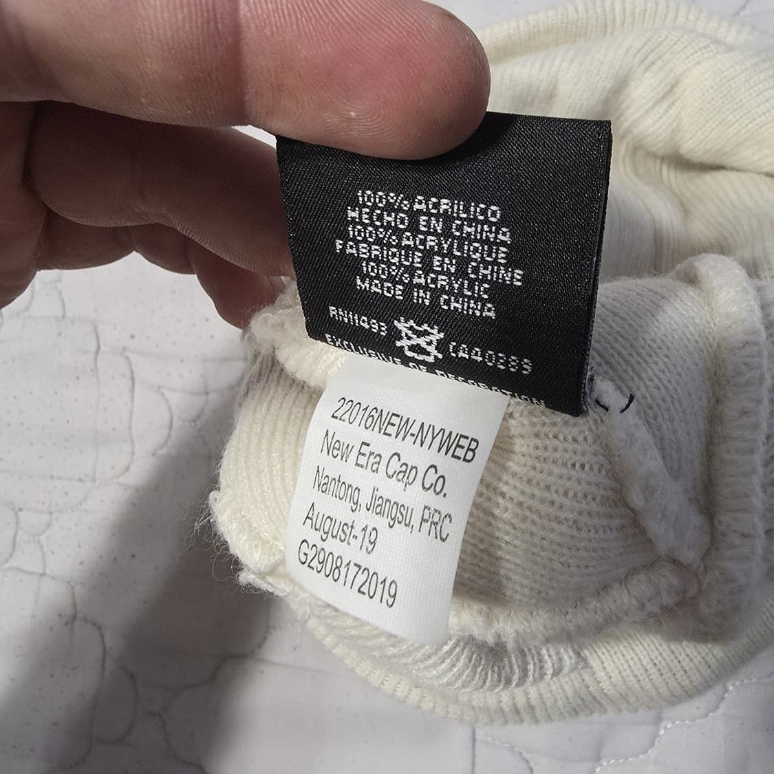 슈프림 뉴에라 월드시리즈 패치 비니 아이보리 상품이미지5