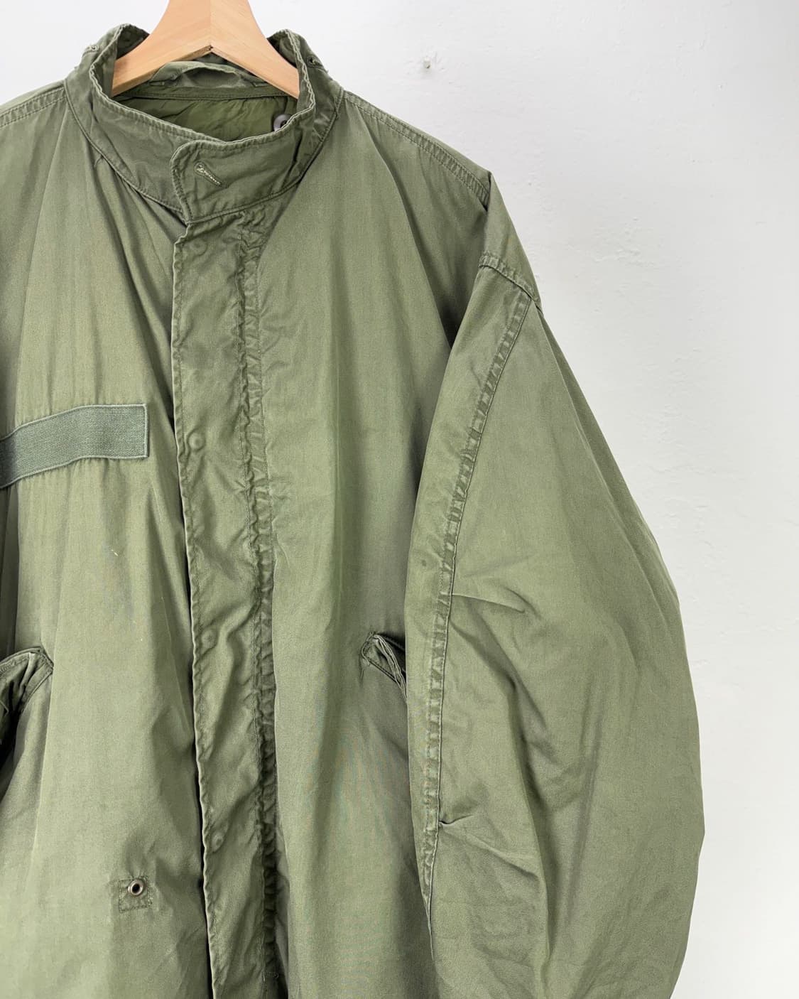 U.S.ARMY 아미 그린 m-65 70s 피쉬테일 자켓 상품이미지4