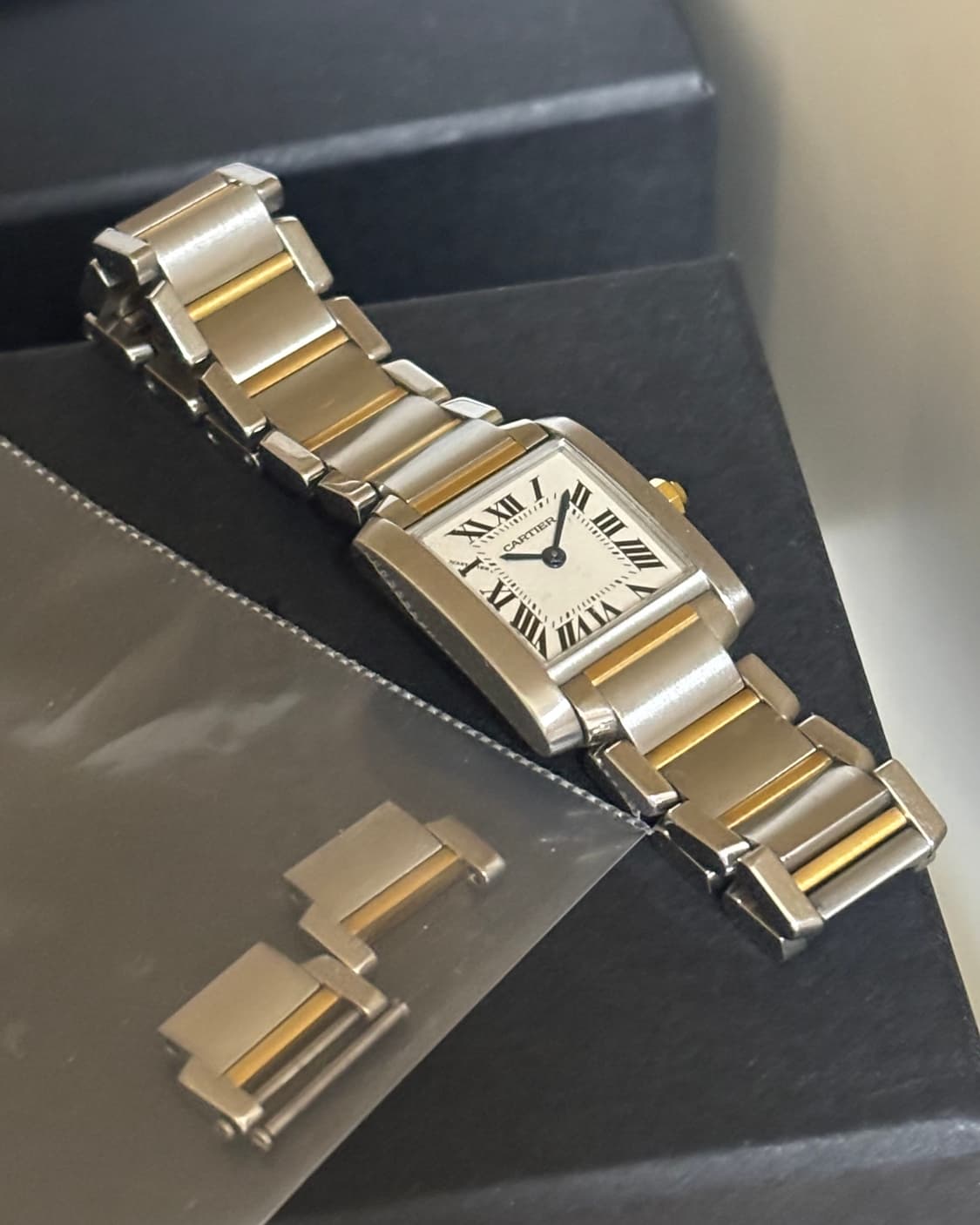 까르띠에 탱크 프랑세즈 콤비 스몰 상품이미지1