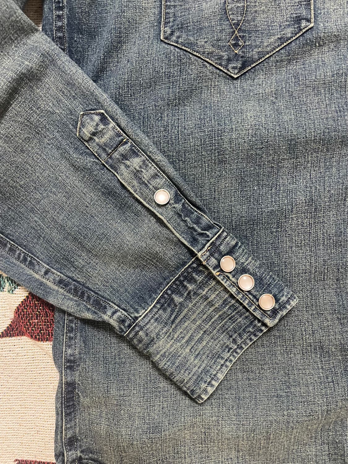 RRL 데님 웨스턴 셔츠(M) 상품이미지2