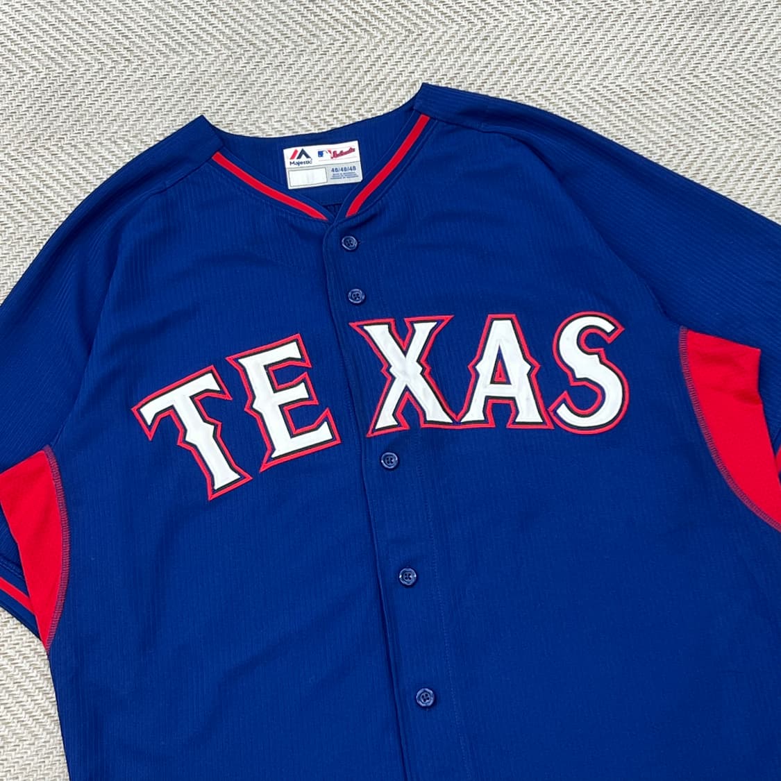 마제스틱 텍사스 로고 하프져지 r3277 상품이미지3