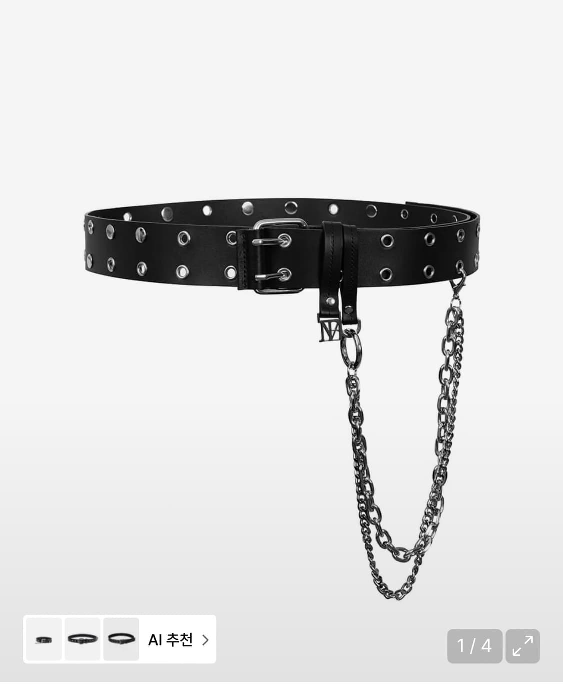 트리밍버드 Evalet Chain Belt [ Black ] 상품이미지1