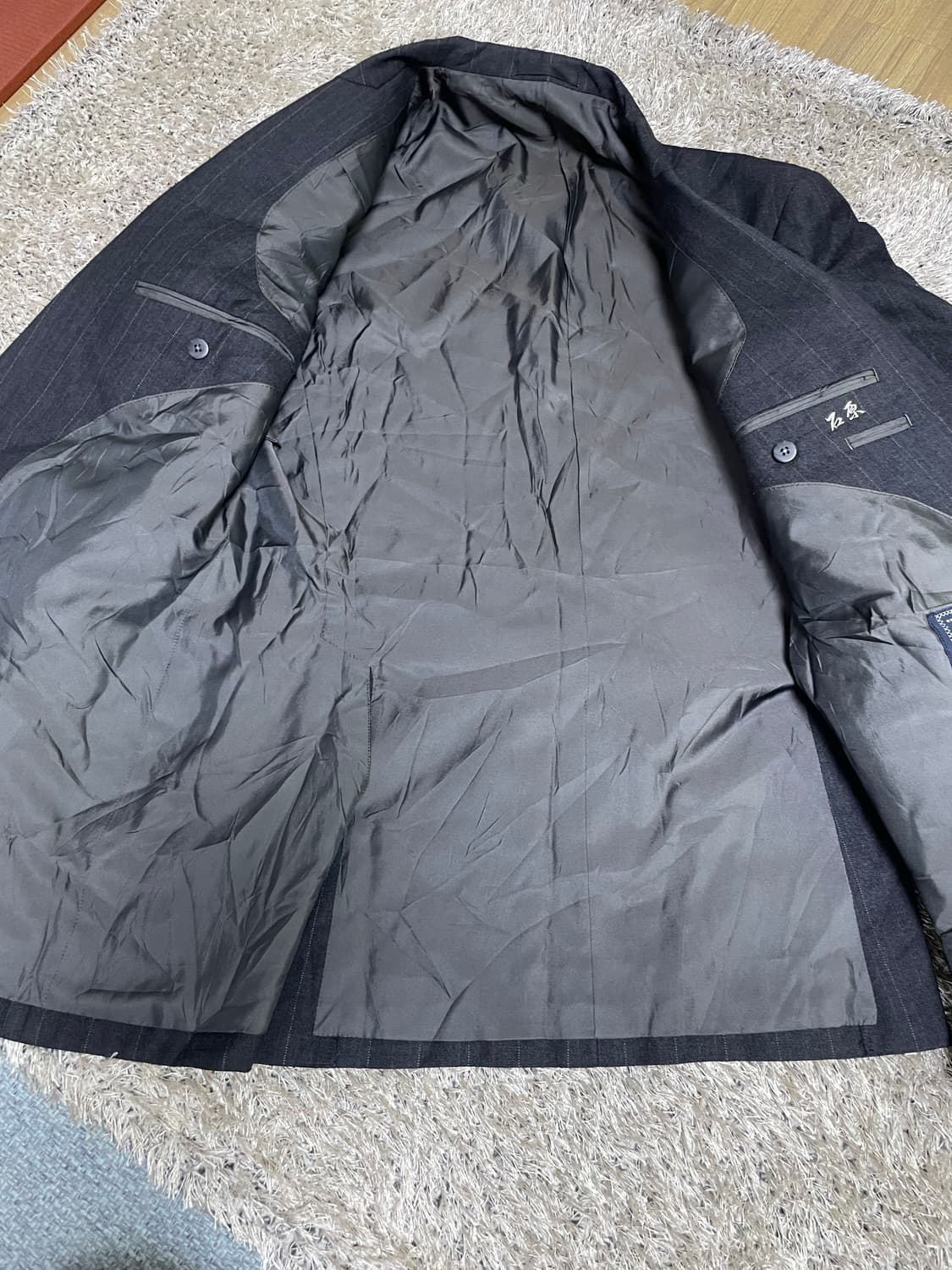 버버리 스트라이프 더블 브레스티드 사이즈 105 상품이미지7