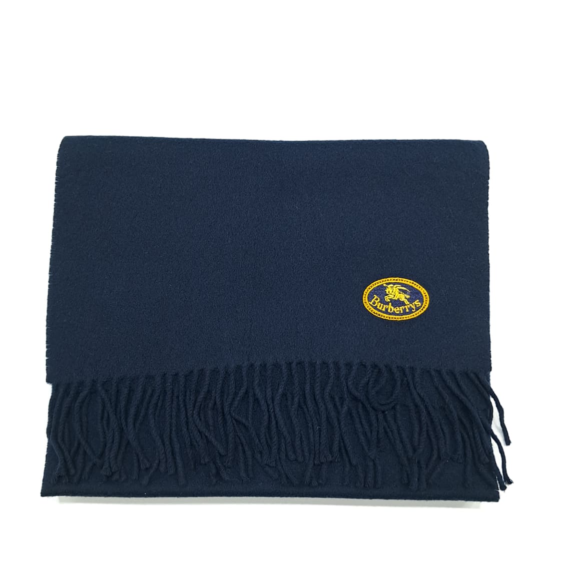 MX267 버버리 클래식 다크네이비 램스울 목도리 머플러 상품이미지7