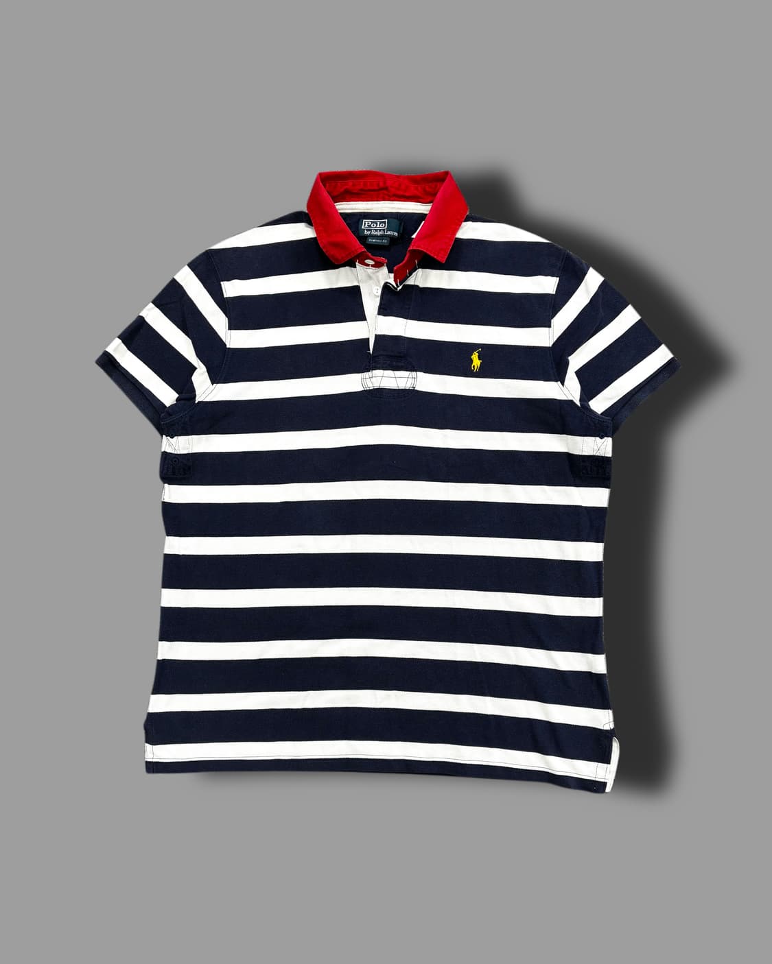 폴로 랄프로렌 화이트 네이비 스트라이프 pk XL 상품이미지4