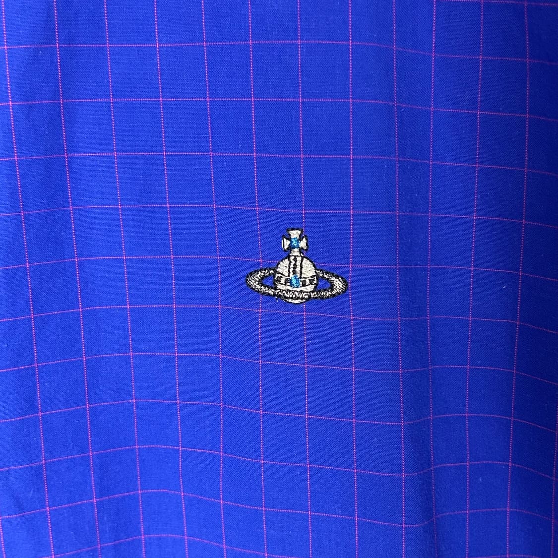 [Vivienne Westwood] 비비안웨스트우드 오브로고 체크 셔츠 상품이미지4