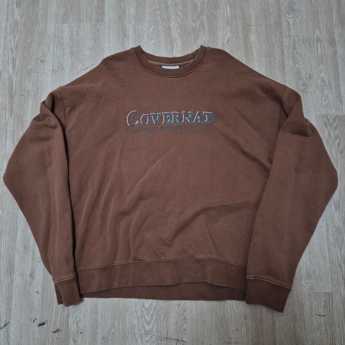 커버낫 어센틱 빅로고 맨투맨 M(95) 상품이미지1