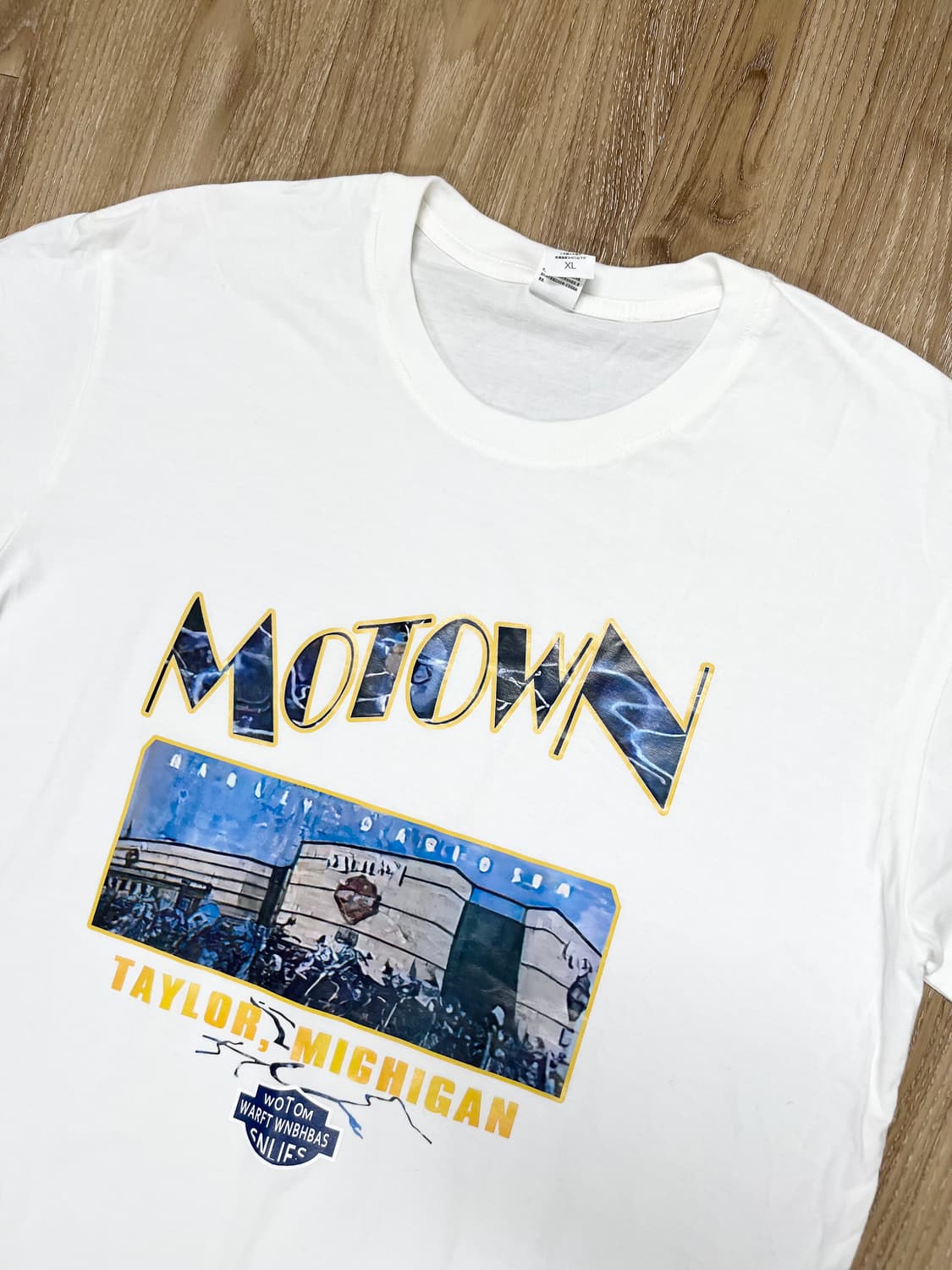 MOTOWN 화이트 반팔 티셔츠 상품이미지2