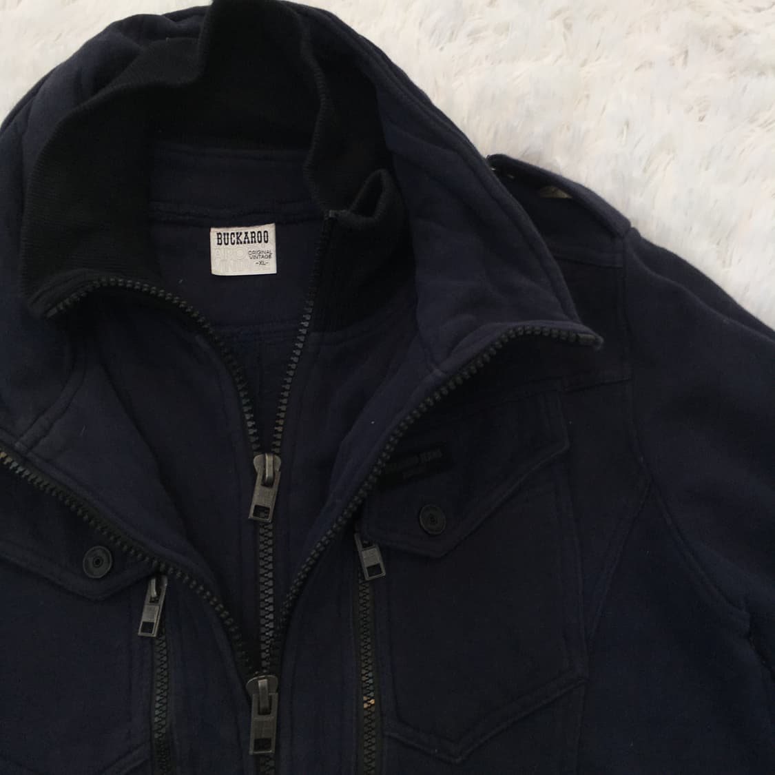 빈티지 버커루 투집업 터틀넥 y2k 스트릿 갸루 펑키 일본빈티지746 상품이미지4