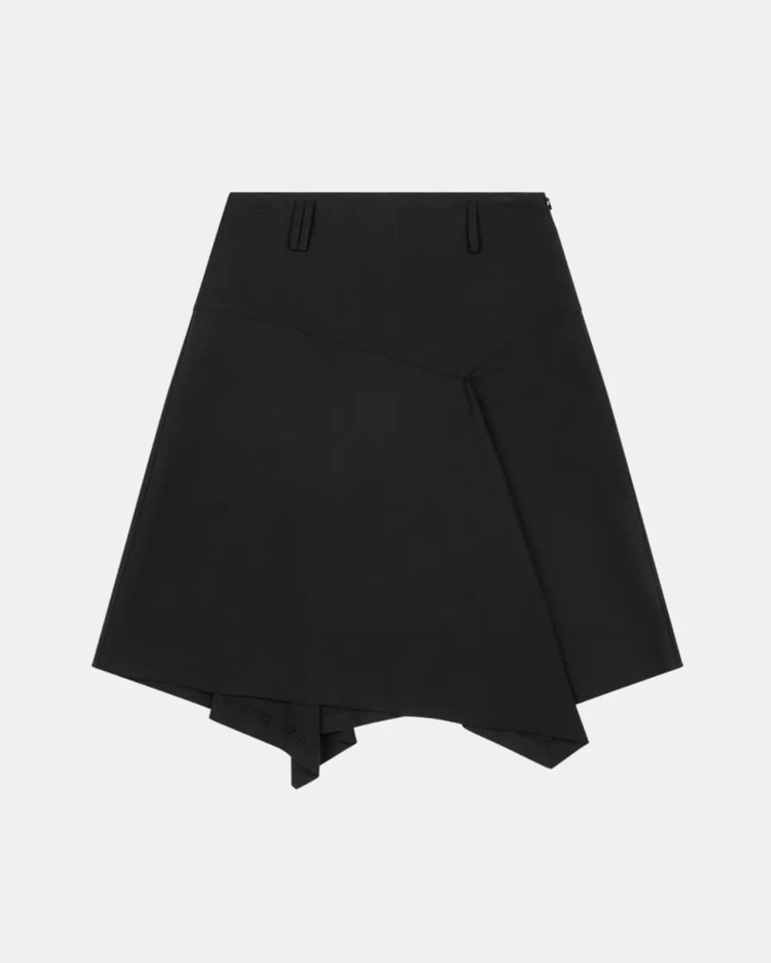 오헤시오 ASYMMETRIC FLARE SKIRT 상품이미지1