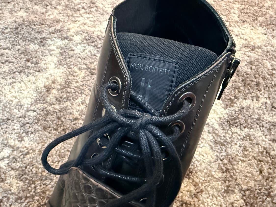 Neil Barrett 콤비 첼시 부츠 상품이미지6