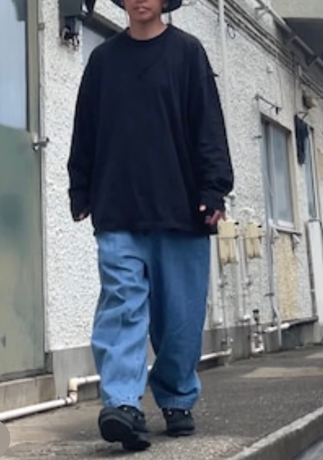 CAHLUMN 칼럼 맨투맨 오버사이즈 롱슬리브 상품이미지1