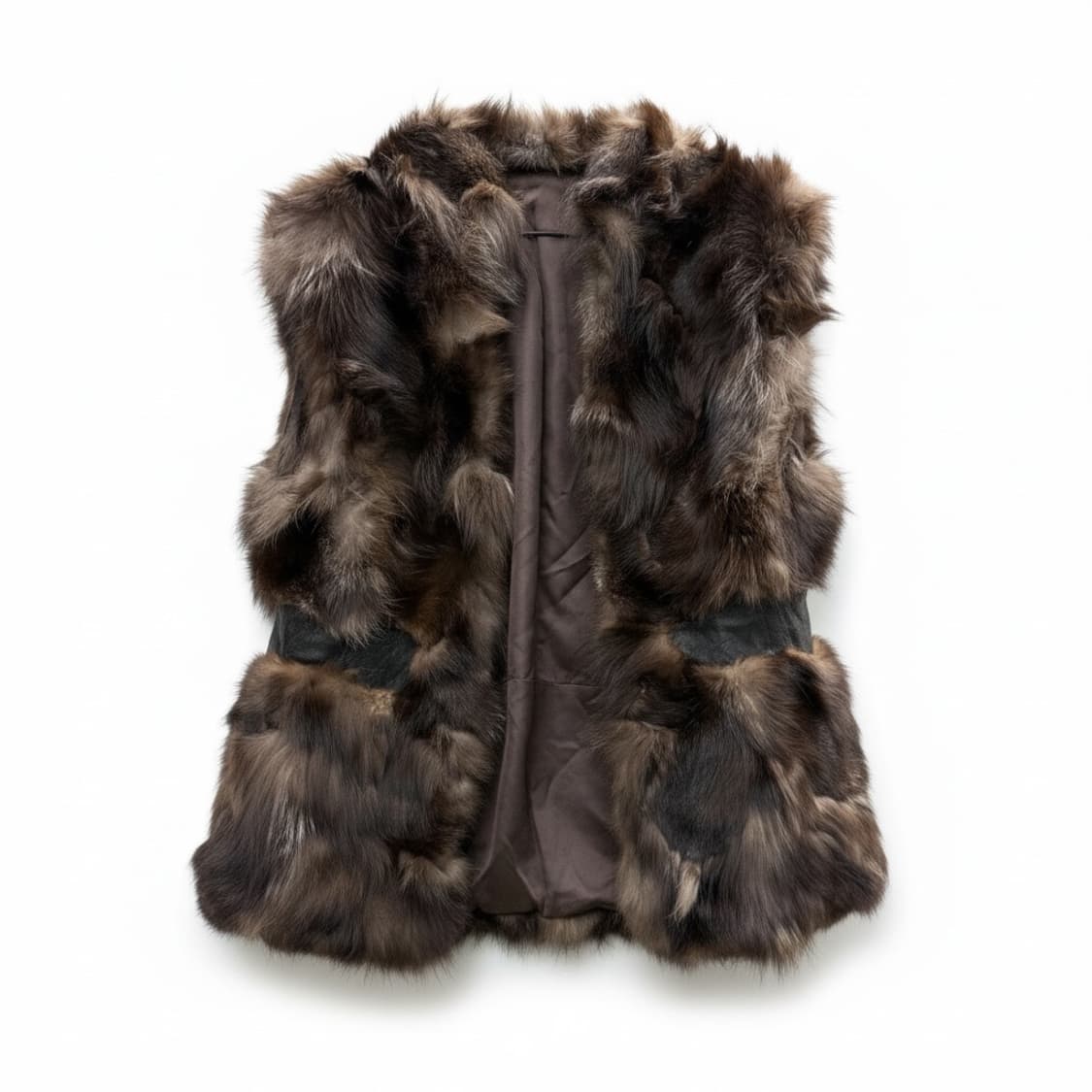 천연 여우털 베스트 조끼 55사이즈 상품이미지1