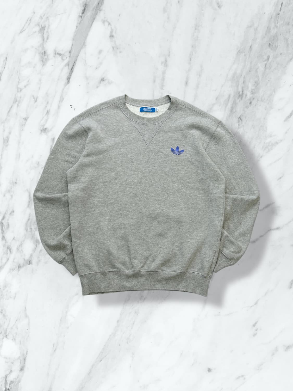 아디다스 퍼플 파이어버드 그레이 맨투맨 L 상품이미지1