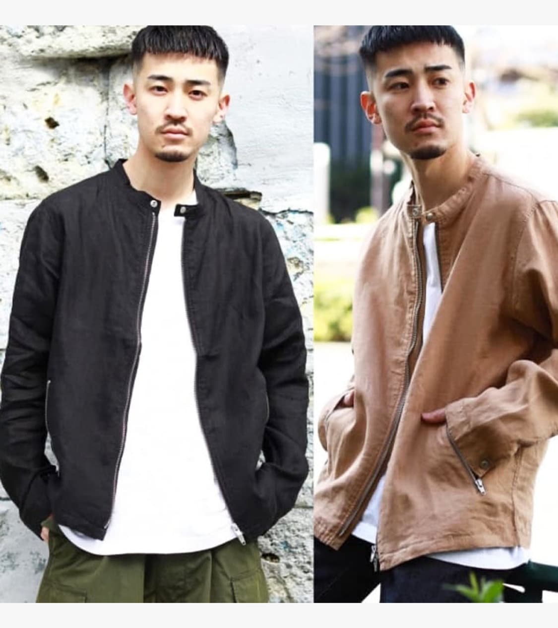 BEAMS - LINEN SINGLE RIDER JACKET 상품이미지2