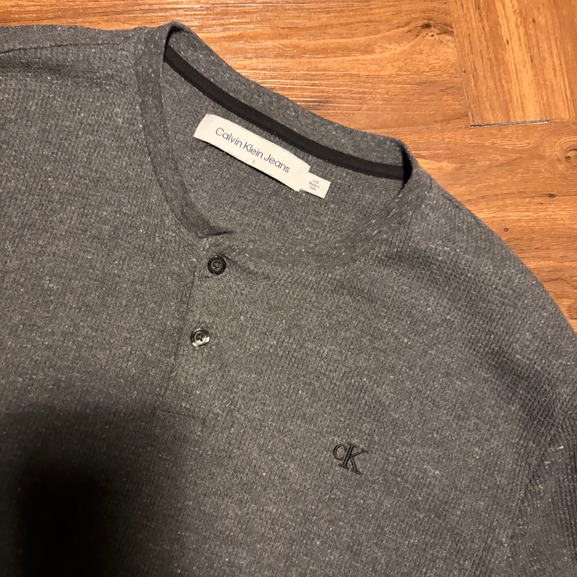 Calvin Klein waffle longsleeve shirt 상품이미지5