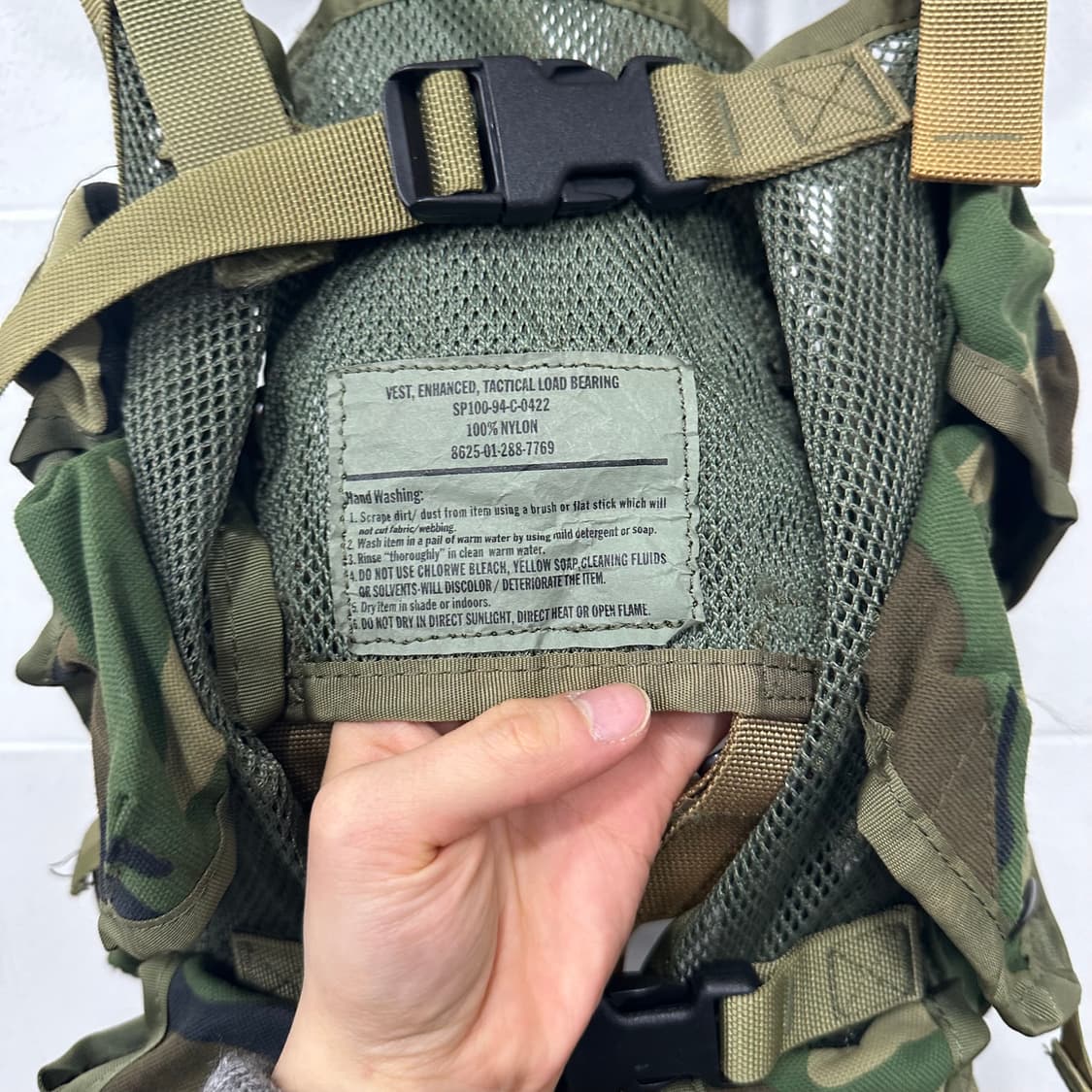 미군 우드랜드 전술 조끼 상품이미지3