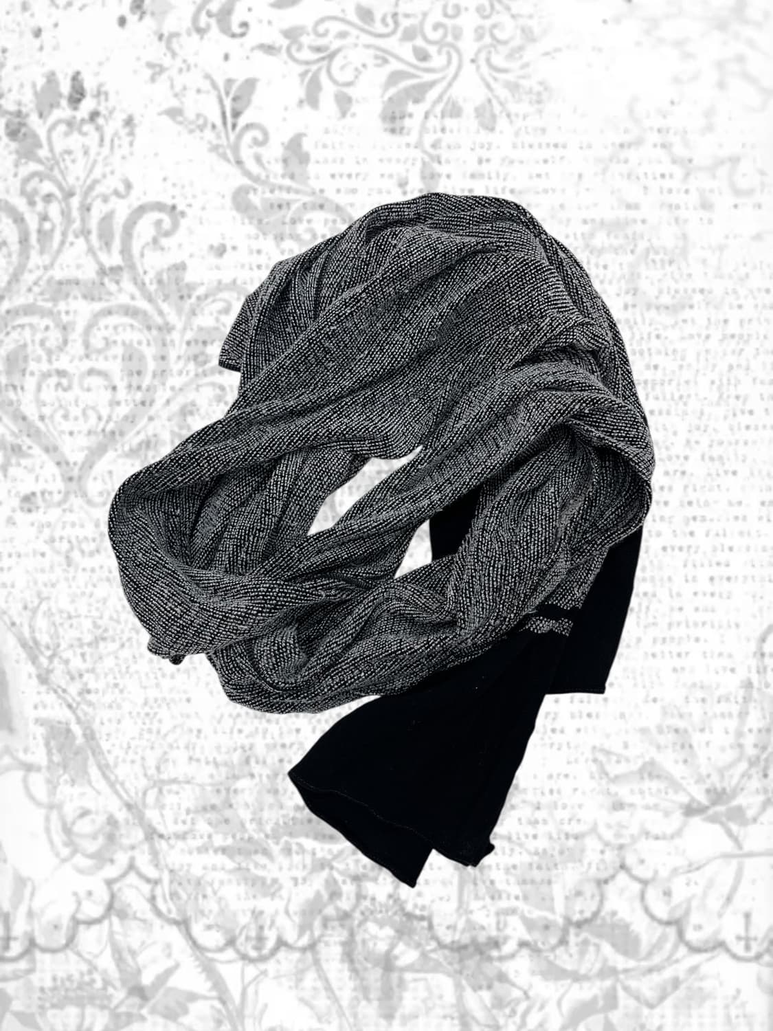 small dot pattern scarf 상품이미지1