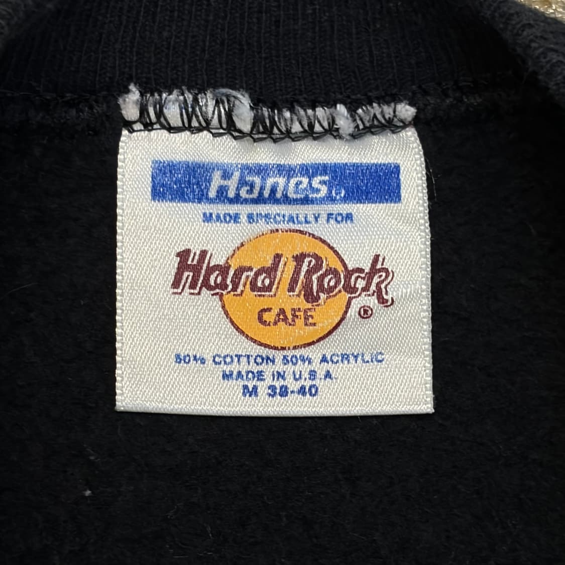 90s Made in USA 미국 빈티지 헤인즈 x하드락카페 맨투맨 상품이미지5