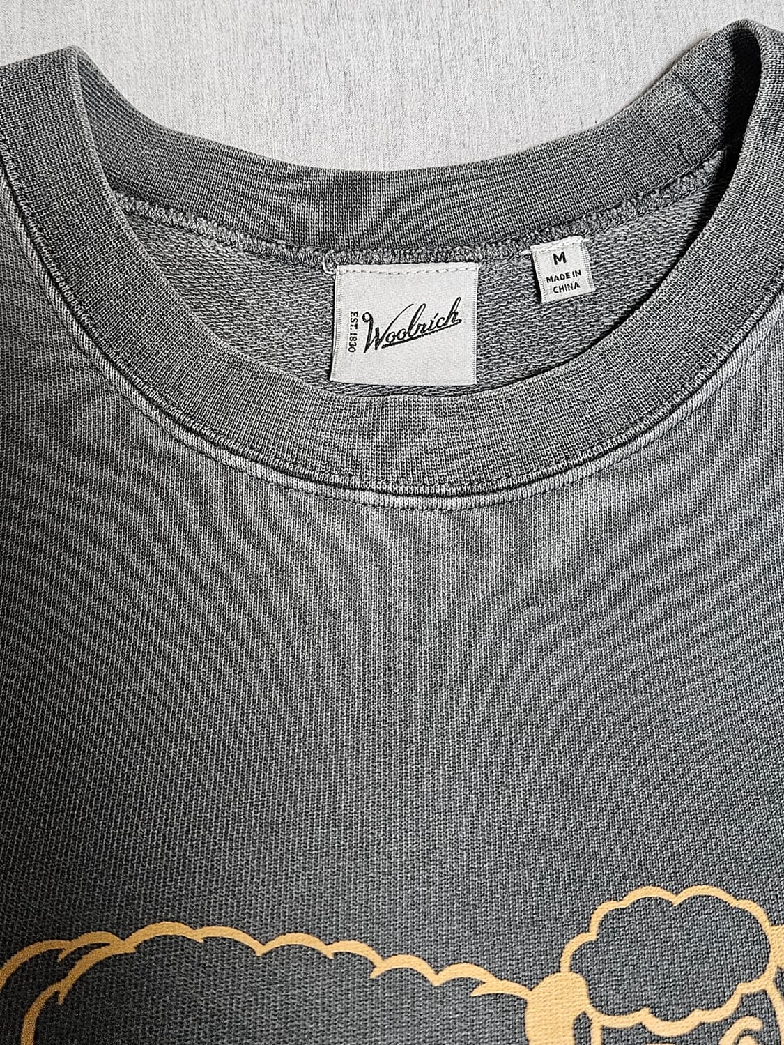 [JP] 울리치 러닝 쉽 맨투맨 차콜 M 상품이미지4