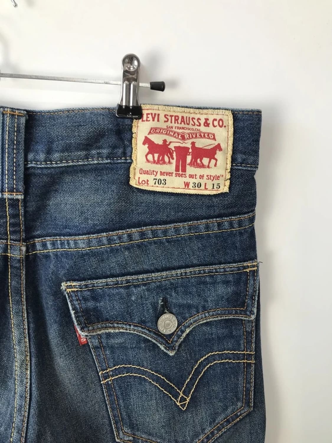 Levi’s Lot 703 Denim Bermuda Shorts 상품이미지7