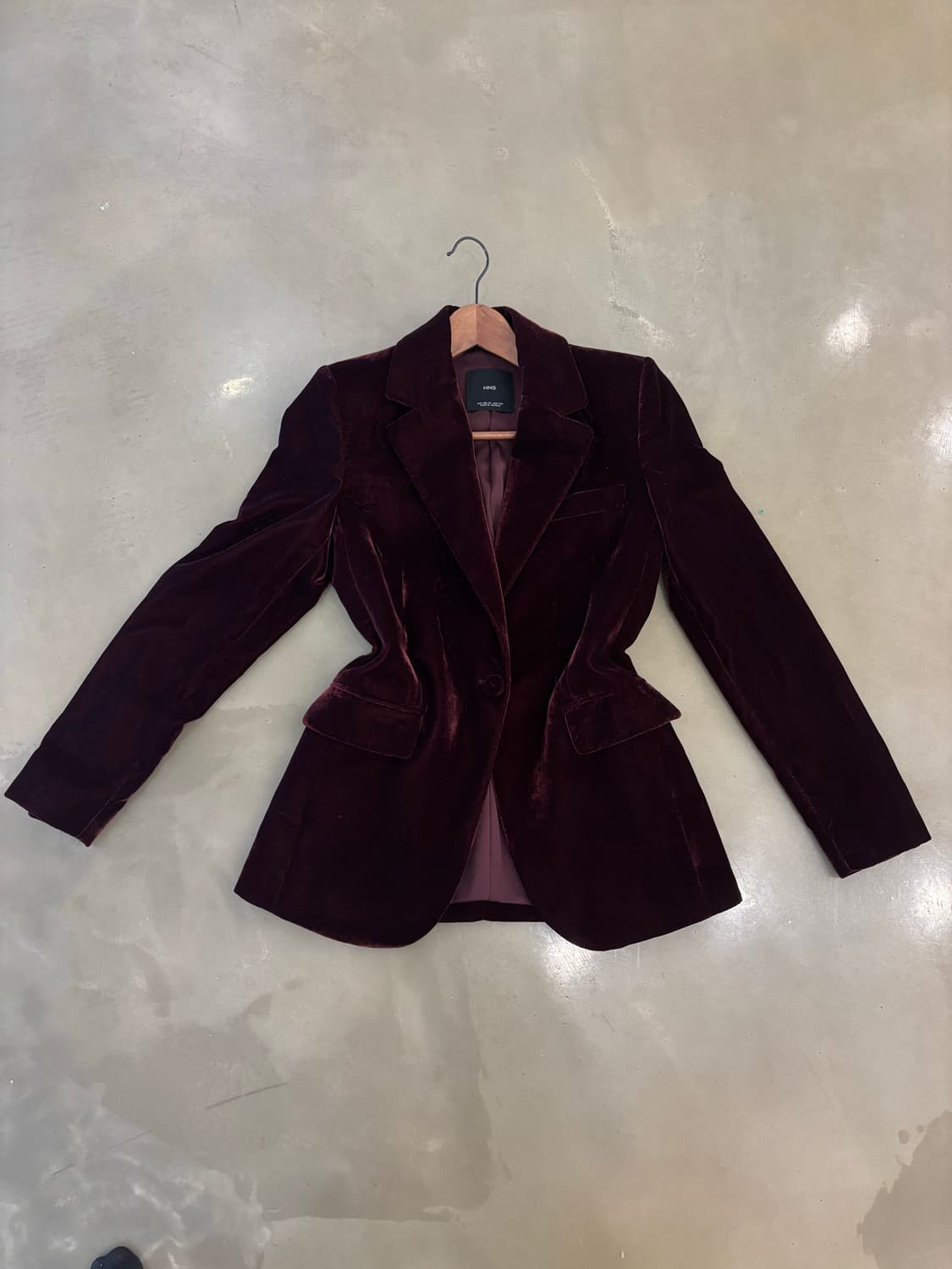 벨벳 블레이저 상품이미지1