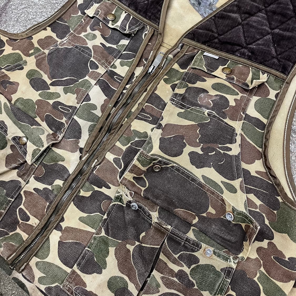 80s Carhartt 덕카모 헌팅 베스트 (110) 상품이미지2