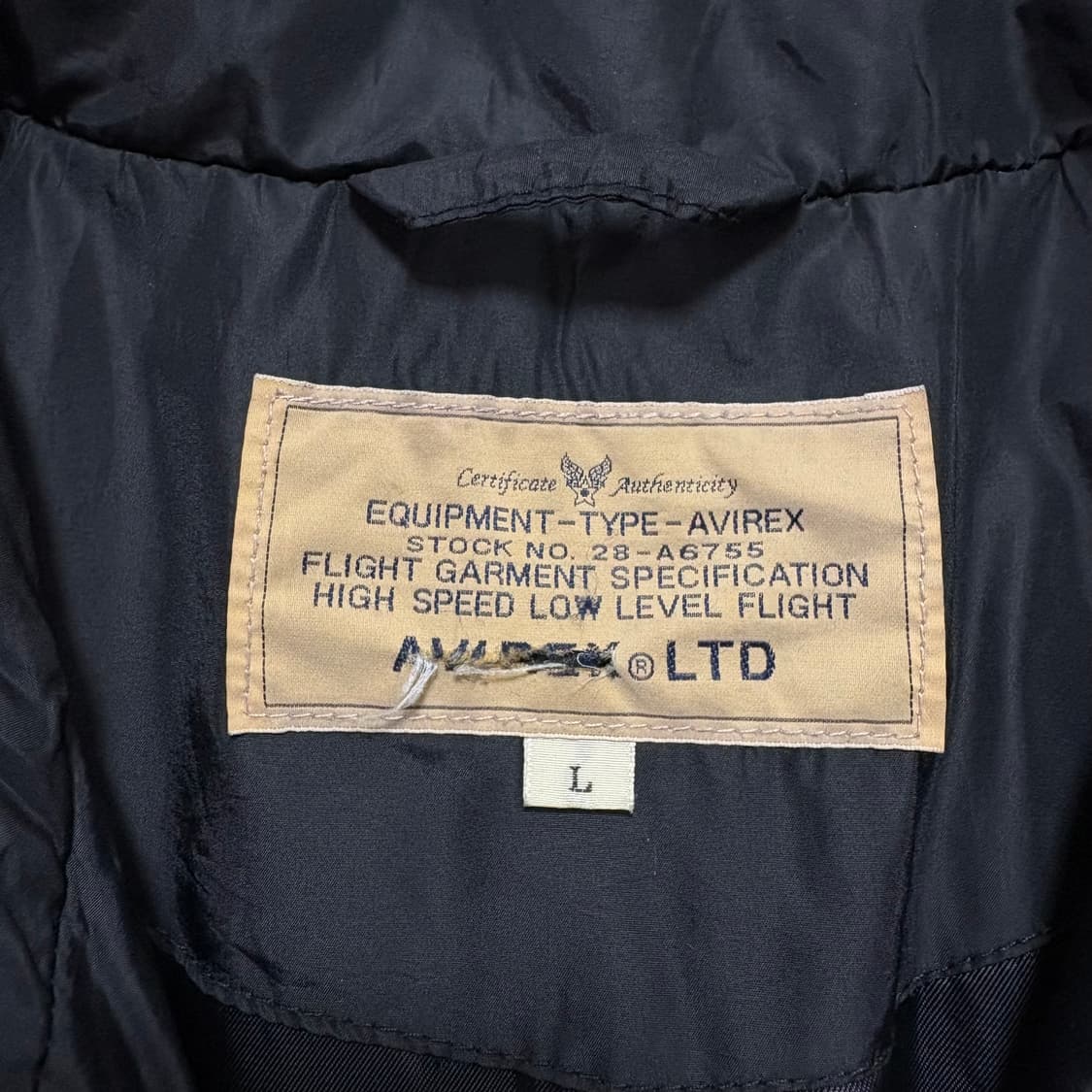 아비렉스 경량점퍼 상품이미지5