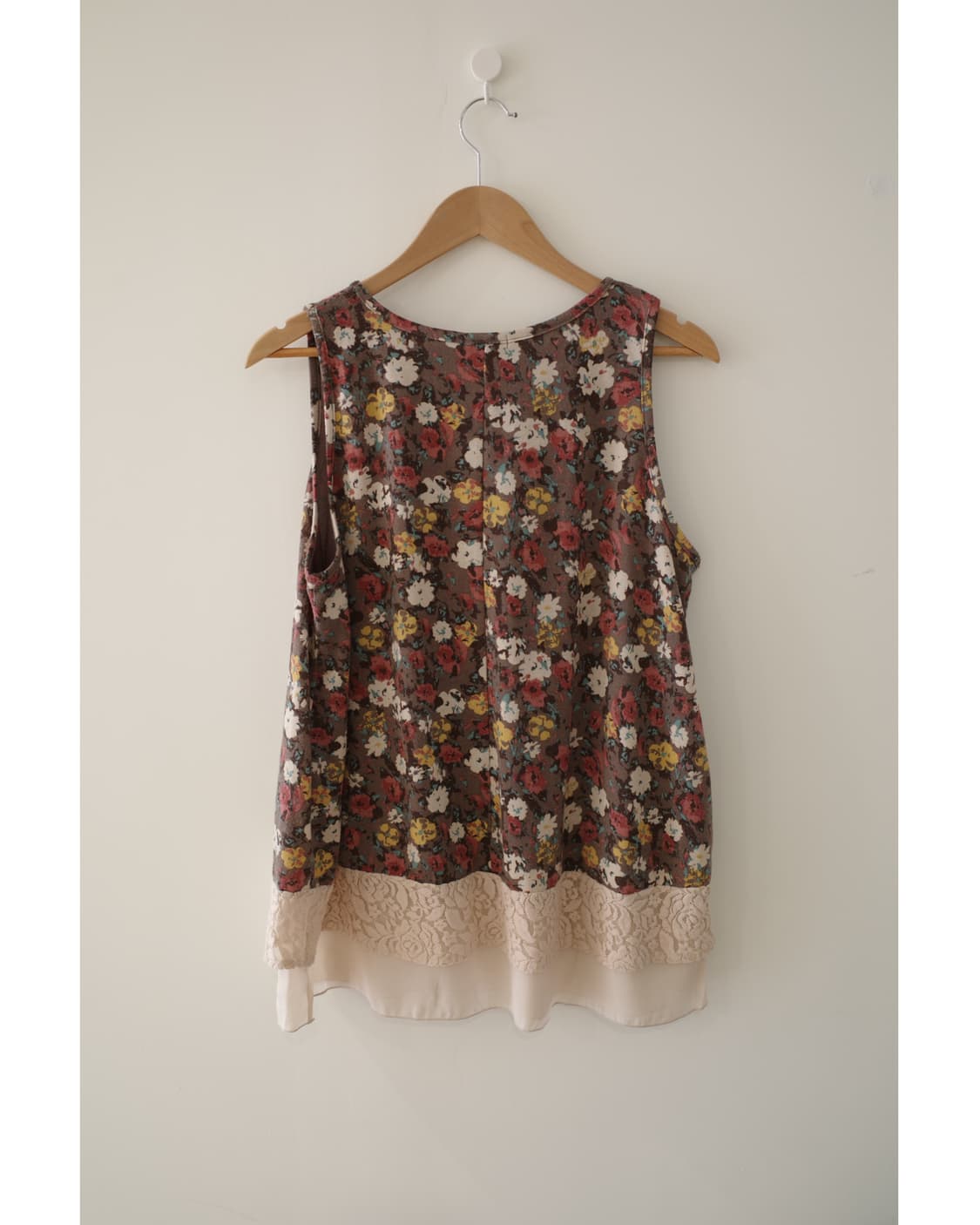 Layered flower sleeveless  상품이미지2