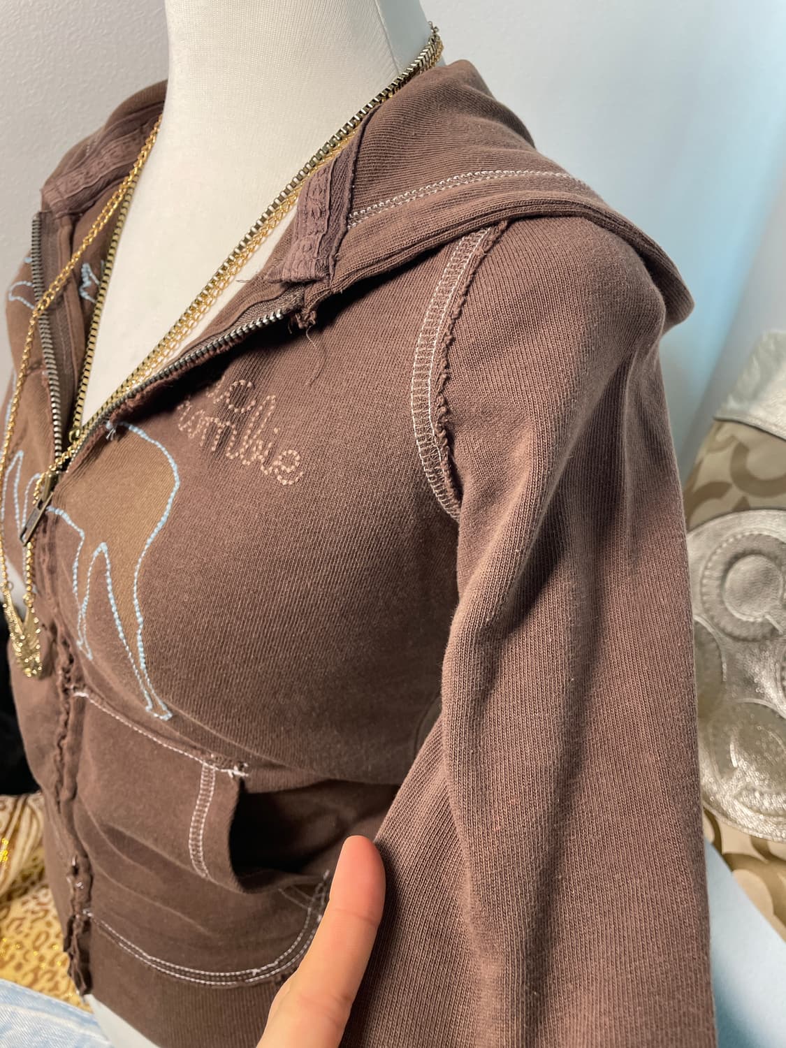 아베크롬비 브라운 후드 집업 상품이미지7