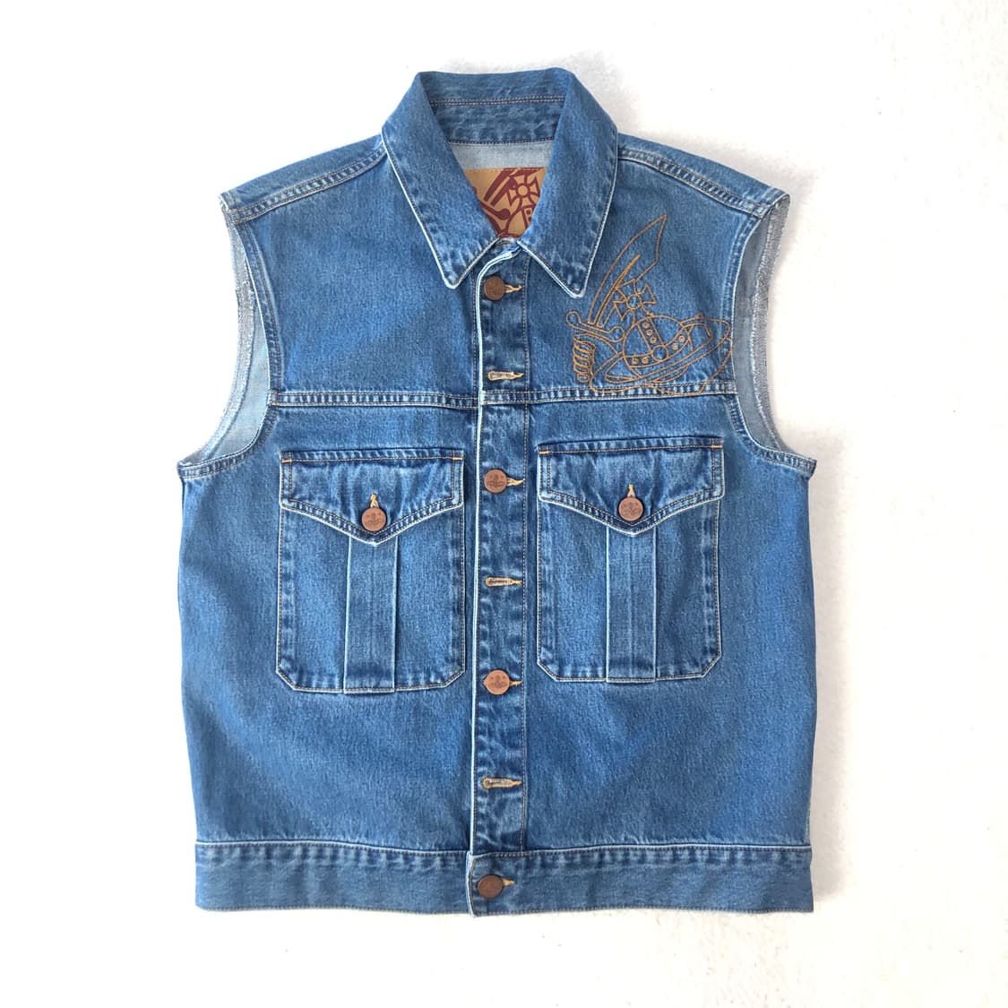 비비안웨스트우드 Orb 신치백 데님 베스트 상품이미지1