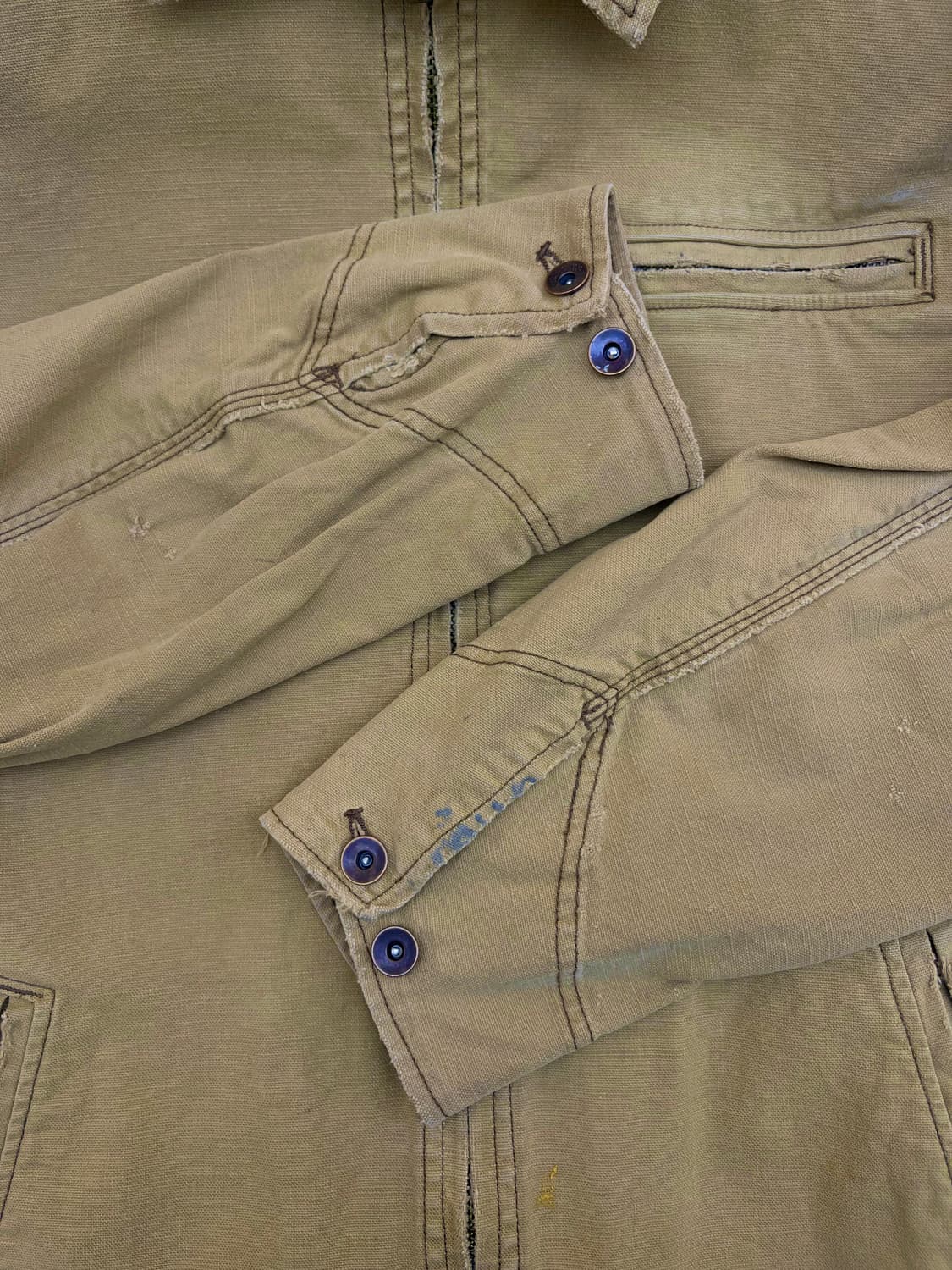 Fourseason 디스트레스드 디트로이트 워크 자켓 상품이미지6