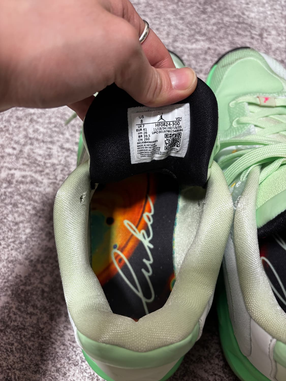 조던 루카 4 PF 스페이스 내비게이터 베스킷볼 배얼리 그린 베이퍼 그린 상품이미지4