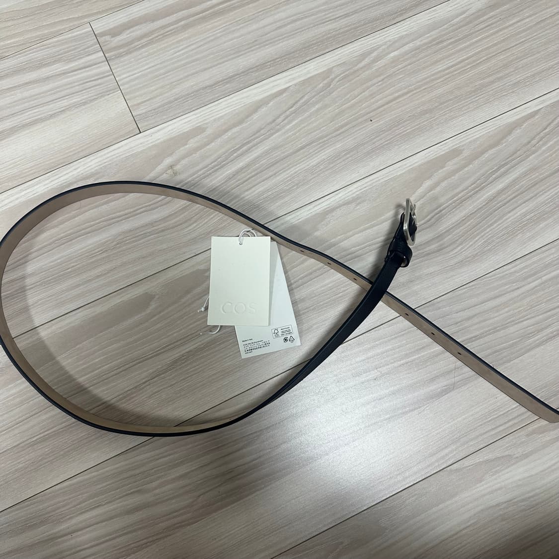 COS 코스 그레인 소가죽 레더 벨트 L사이즈 상품이미지4