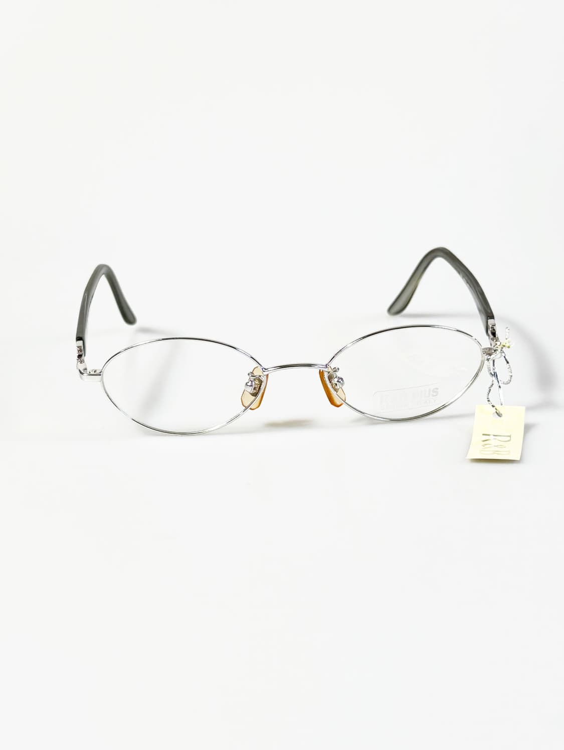 R&B EYEWEAR 실버 메탈 슬림 오벌 프레임 빈티지 안경 상품이미지2