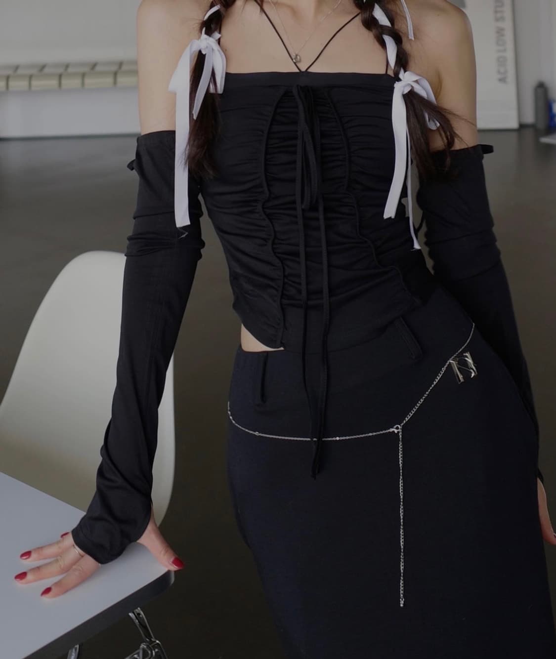 새상품 뉴얼린 토리탑 블랙 상품이미지2