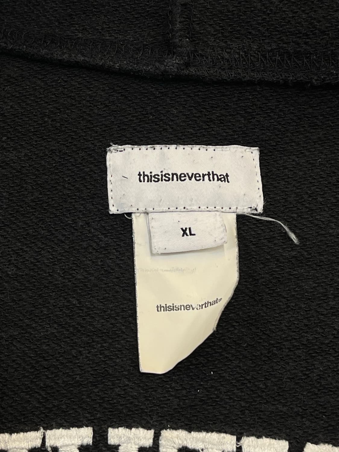 디스이즈네버뎃 후드집업 블랙 XL #csz2197 상품이미지5