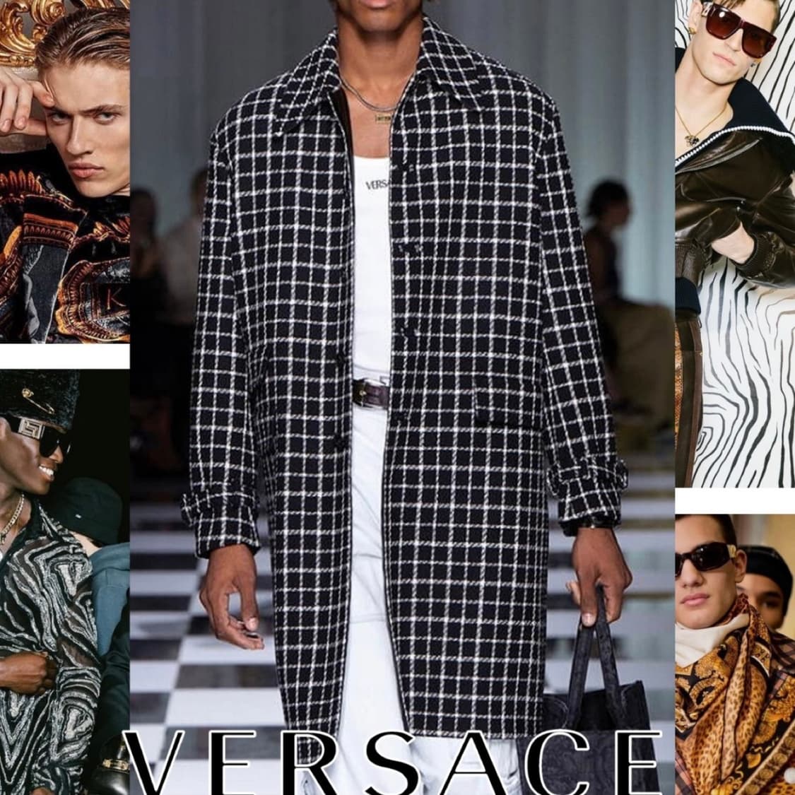 VERSACE 베르사체 울코트 런웨이 제품 새상품 상품이미지3