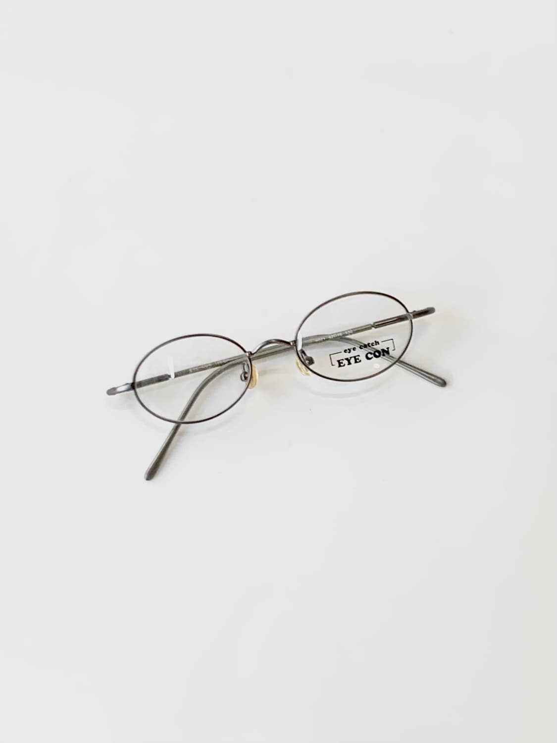 [픽키-647] 그레이 라운드 메탈 안경테 미니멀 초경량 상품이미지1