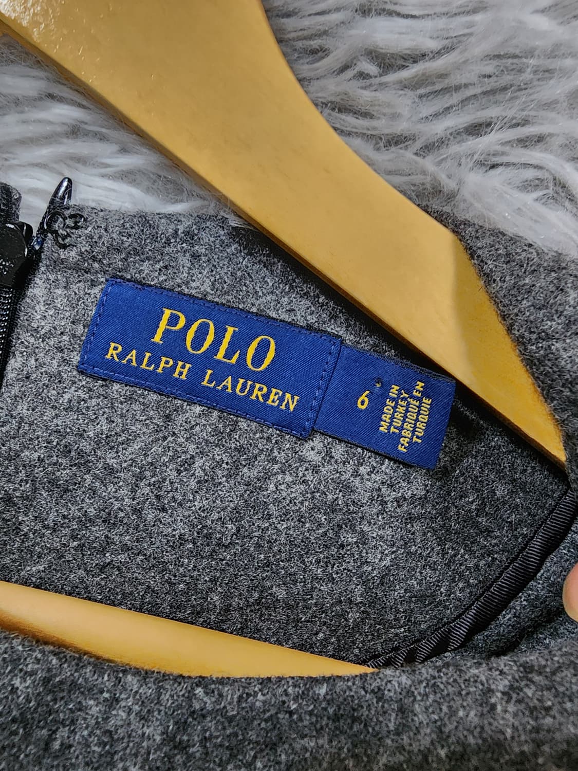 정품 폴로 랄프로렌 그레이 랩 원피스 상품이미지3