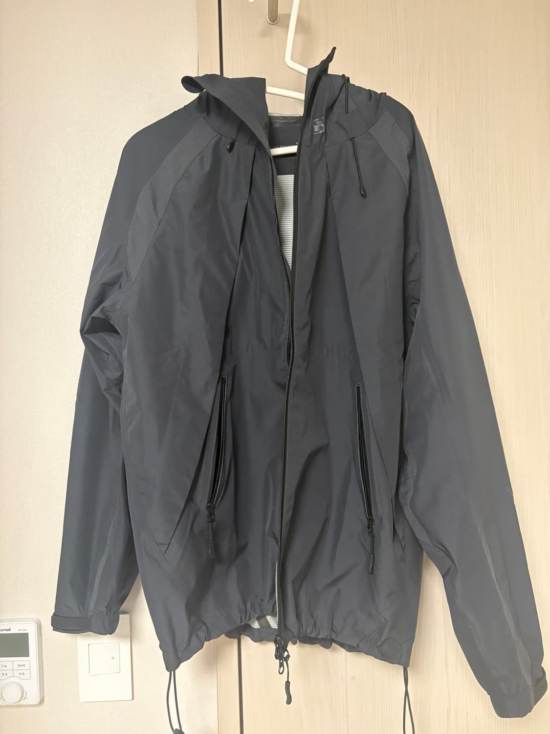 산산기어 윈드쉴드 자켓 블랙 바람막이 상품이미지2