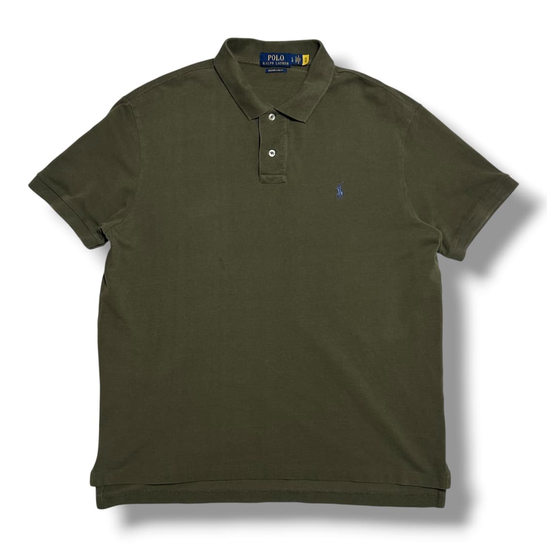 Polo Ralph Lauren 정품인증 브라운 카라 반팔티 상품이미지1