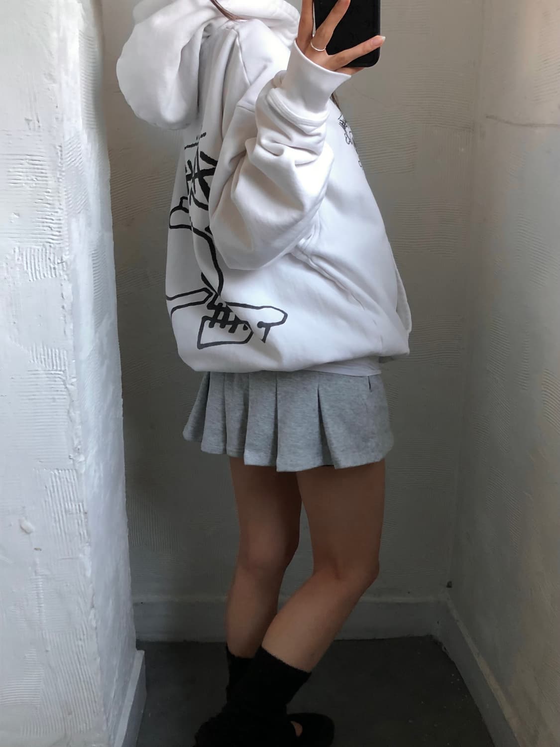 Stussy 스투시 스컬 & 본즈 피그먼트 다이드 후드 상품이미지4